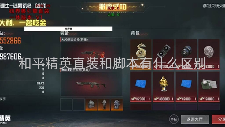 和平精英直装和脚本有什么区别吗...-和平精英中直装与脚本有何别?关乎违规及玩家权益